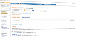 Amazon Associates Dashboard