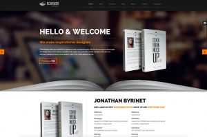 WordPress Theme for Authors