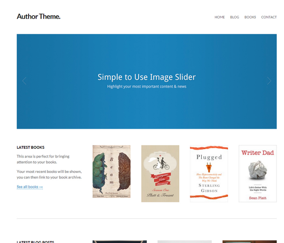 WordPress Themes for Authors