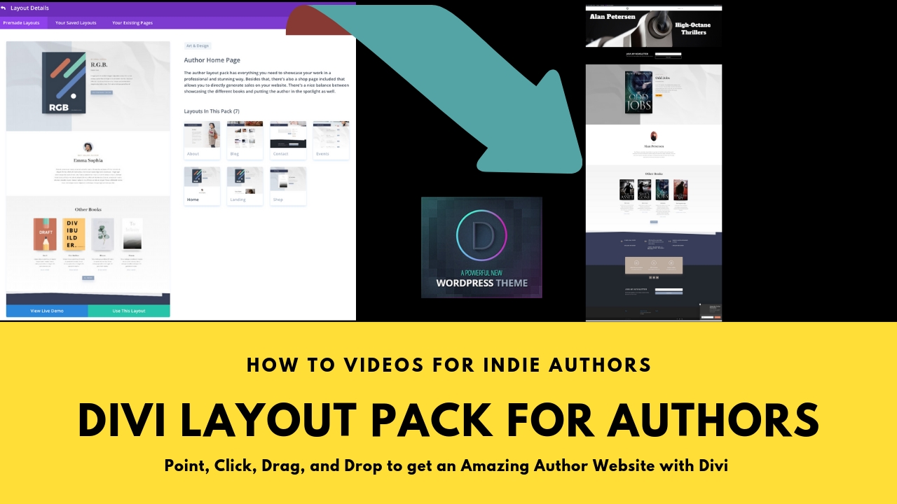 Author Website with Divi