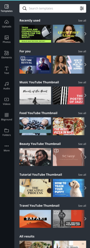 Business card templates from Canva.