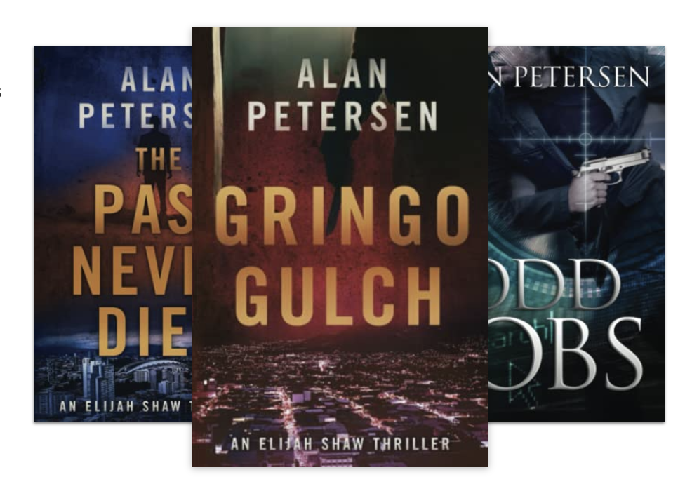 Thriller Author Alan Petersen books.