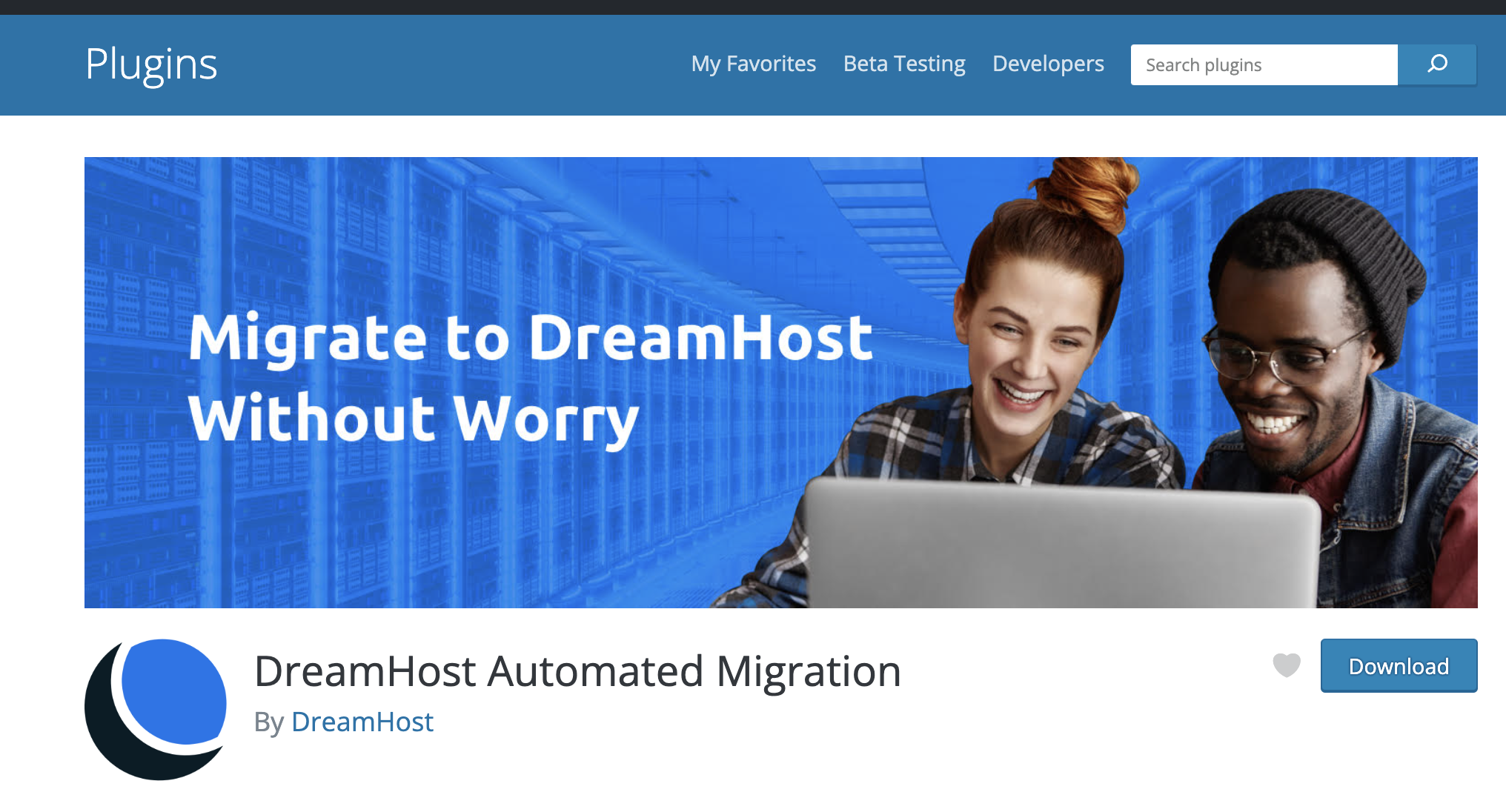 DreamHost Automated Migration WordPress Plugin.